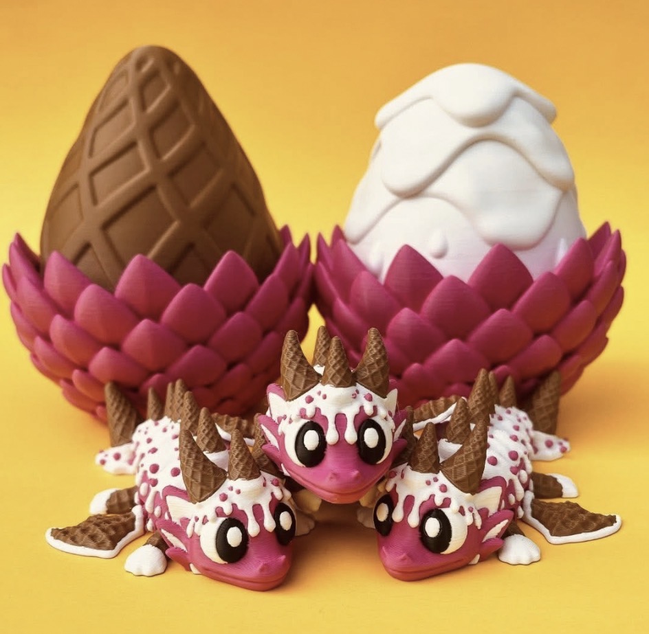 Ice Cream Flexi Dragon Set