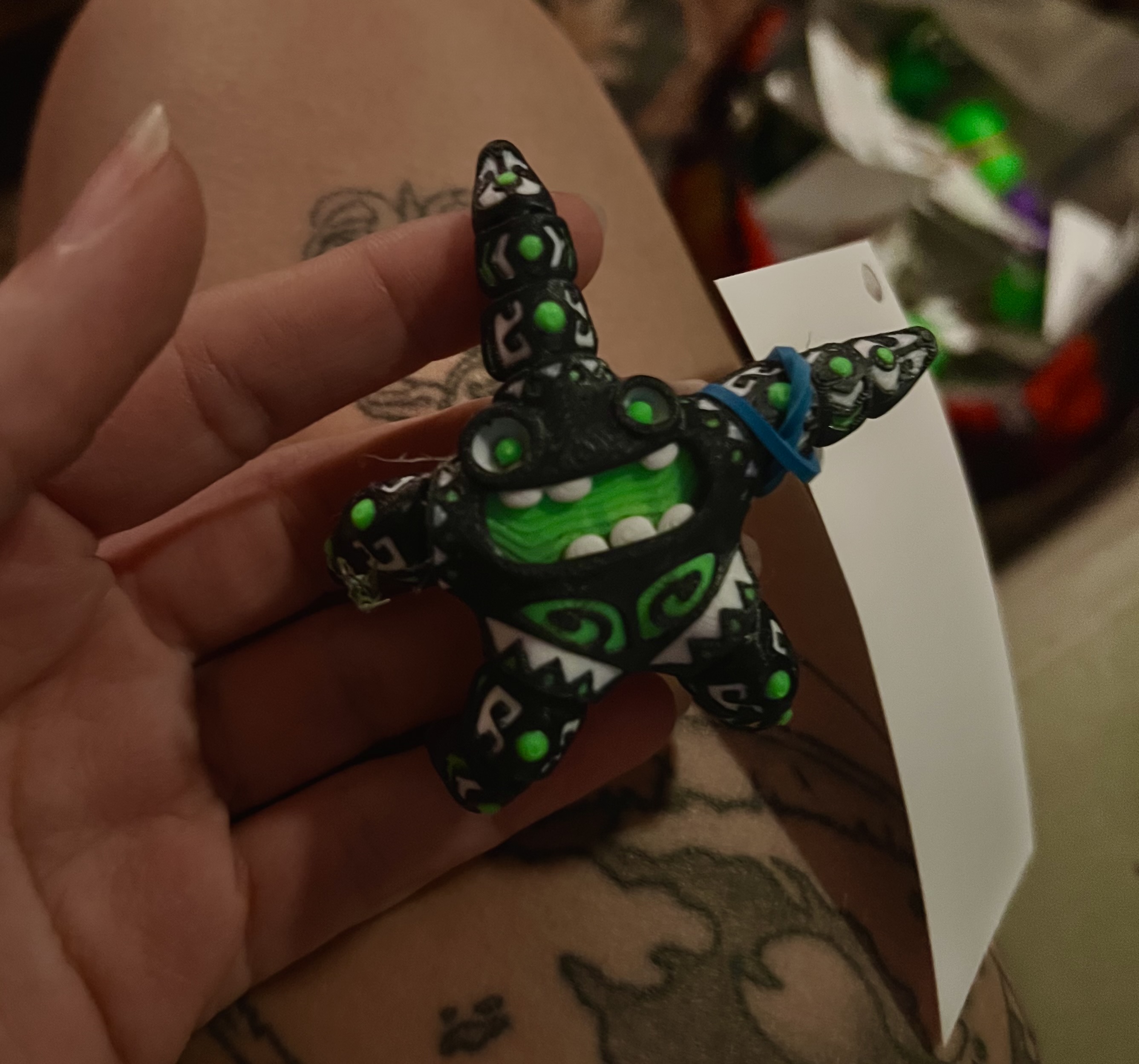 Flexi Starfish (Black & Green)