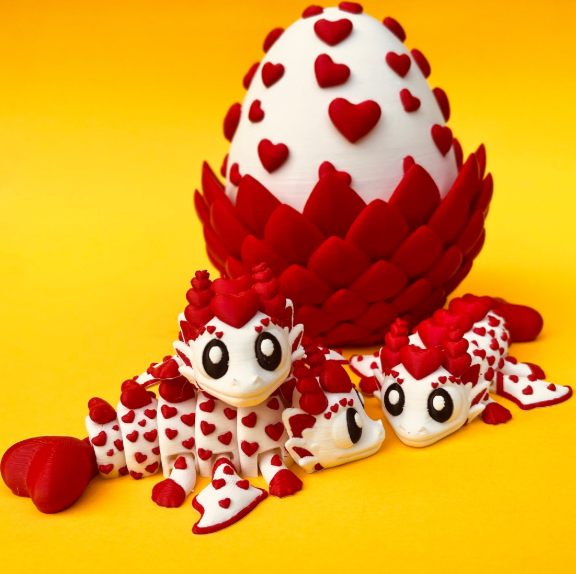Meet the Love Hatchling Flexi Dragon Set